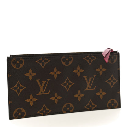Louis Vuitton Monogram Felicie Chain Wallet Zippered Insert Fuchsia 3 of 9