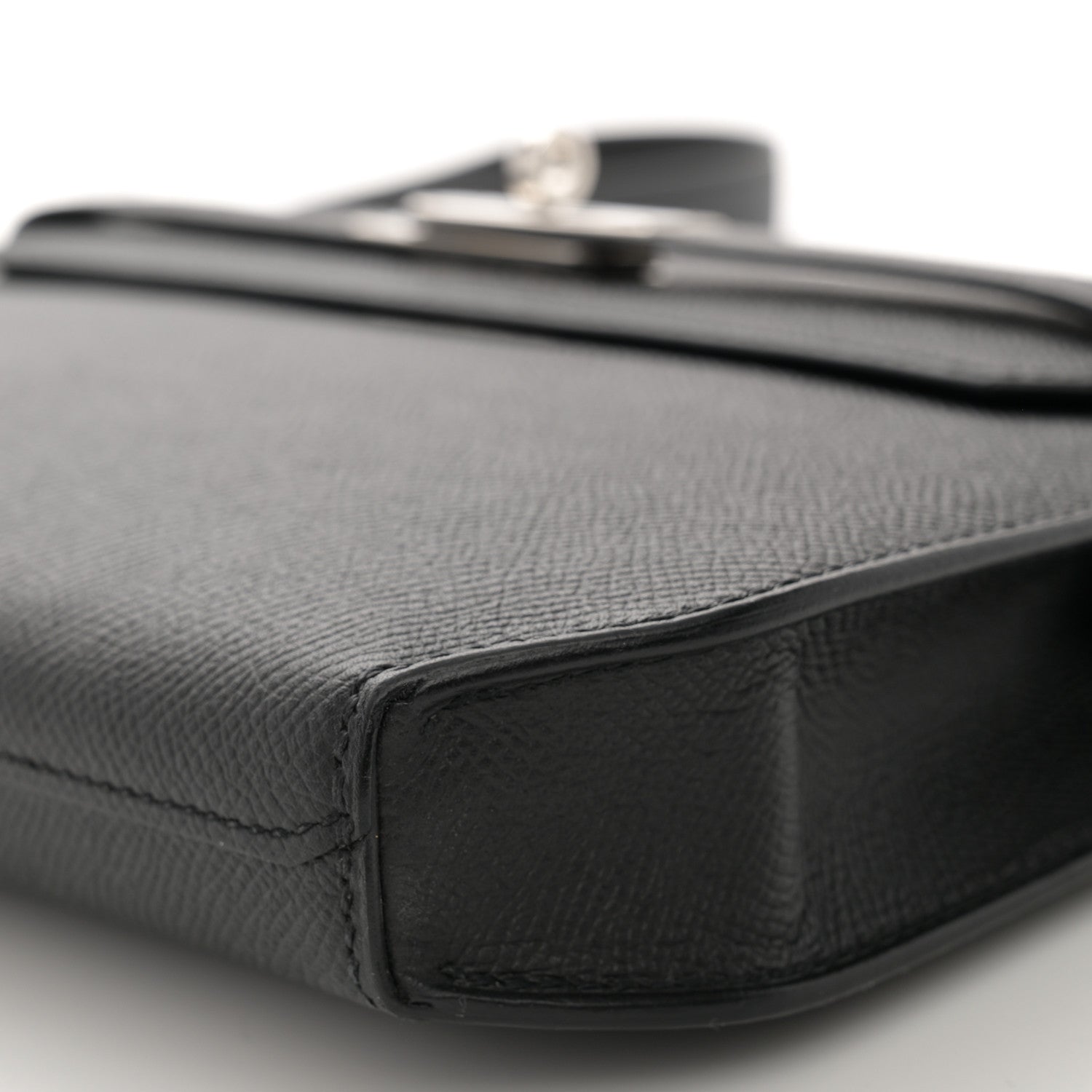 Hermes Epsom Kelly Depeches 25 Pouch Black 10 of 11