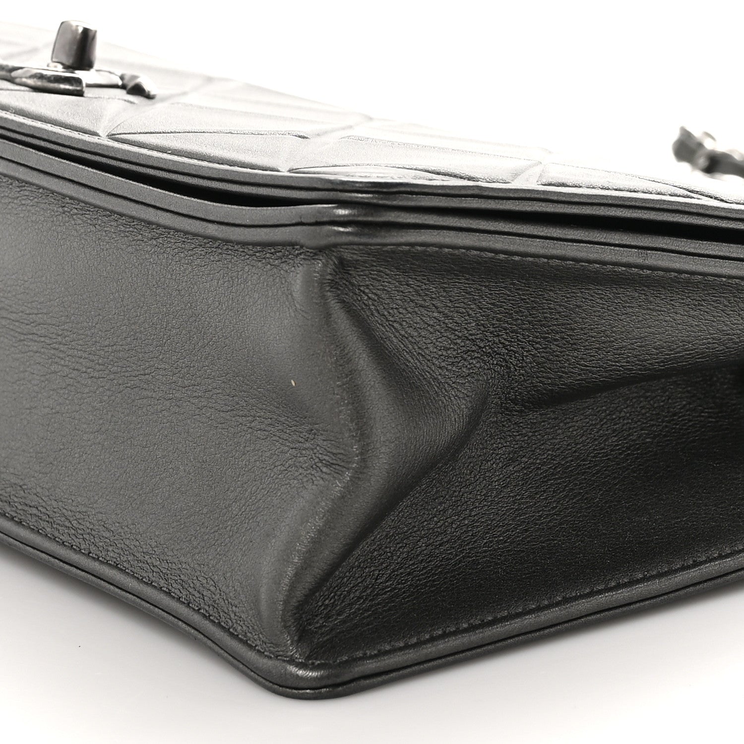 Chanel Calfskin Small Propeller Flap Charcoal 11 of 12