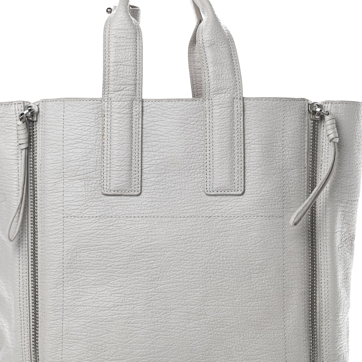 Textured Calfskin Large Pashli Tote Feather