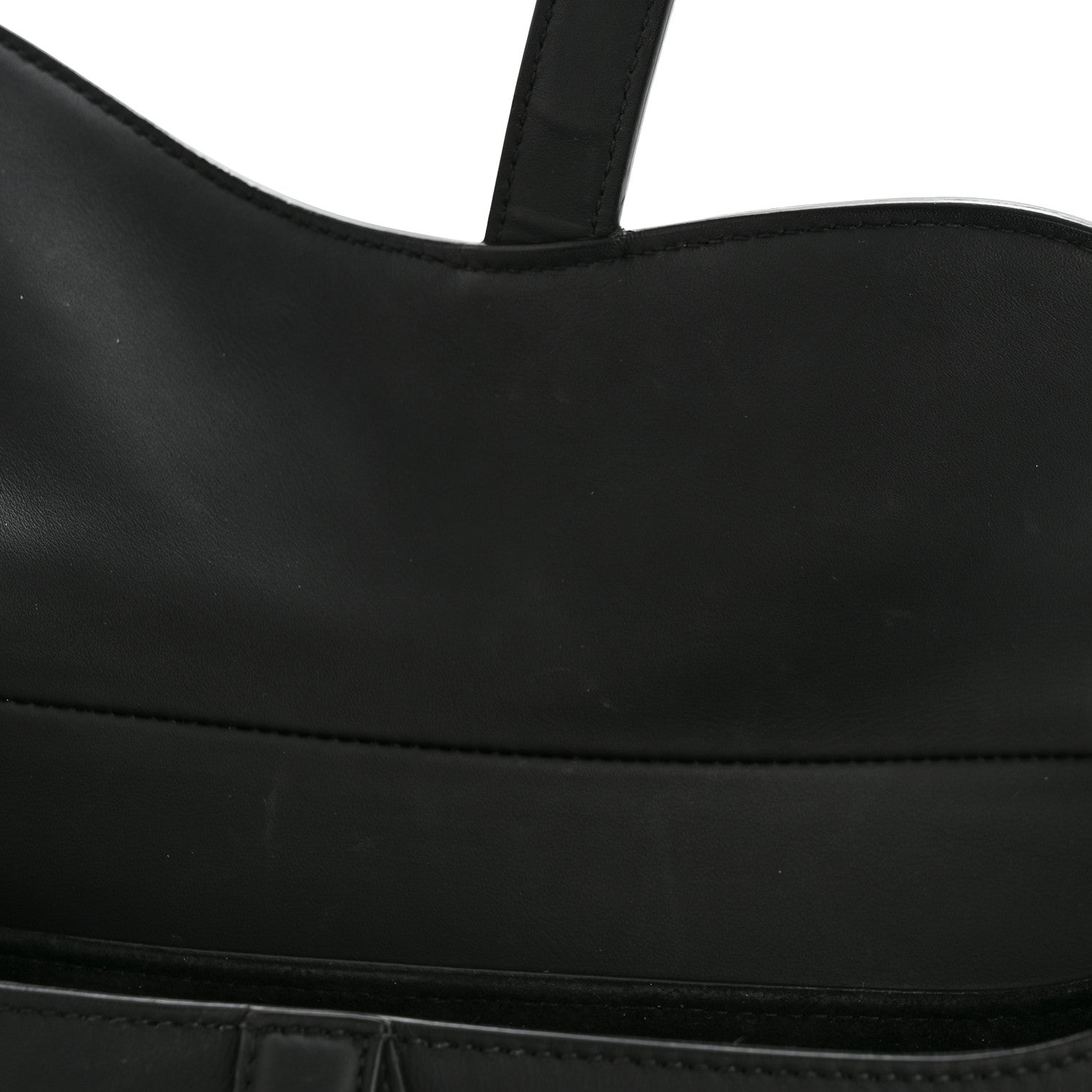 Christian Dior Ultra Matte Calfskin Saddle Bag Black 11 of 13