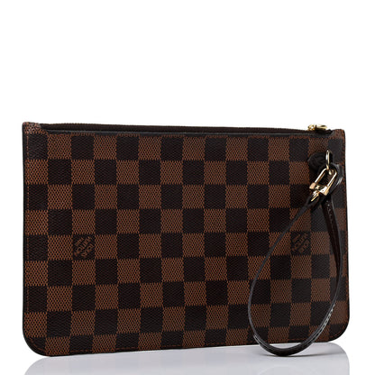 Louis Vuitton Damier Ebene Neverfull MM GM Pochette 2 of 4