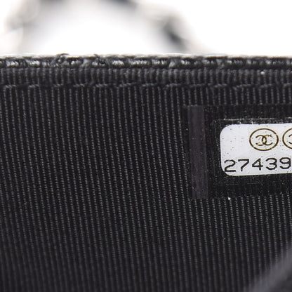 Chanel Caviar Quilted Wallet On Chain WOC Black 7 of 11