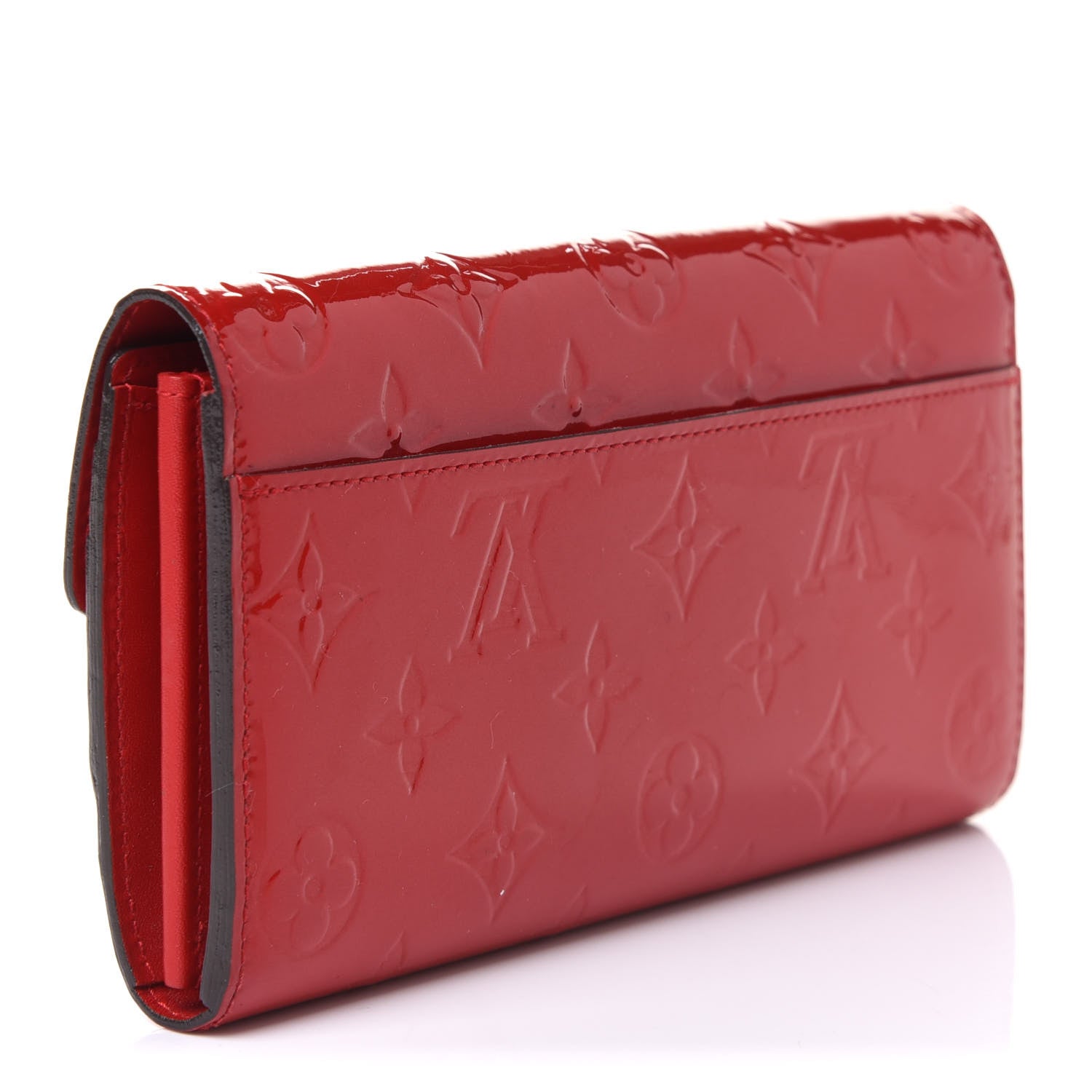 Louis Vuitton Vernis Sarah Wallet NM Cherry 3 of 9