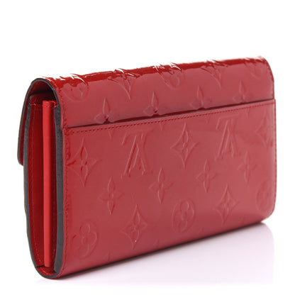 Louis Vuitton Vernis Sarah Wallet NM Cherry 3 of 9