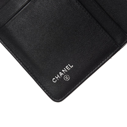 Chanel Patent Quilted Zip Pocket Wallet Black 5 of 7