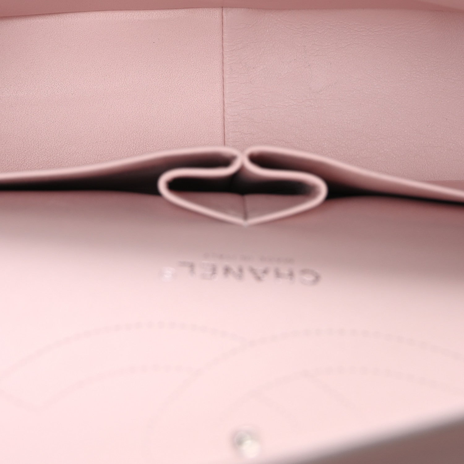 Chanel Patent Quilted Jumbo Double Flap Light Pink 5 of 11
