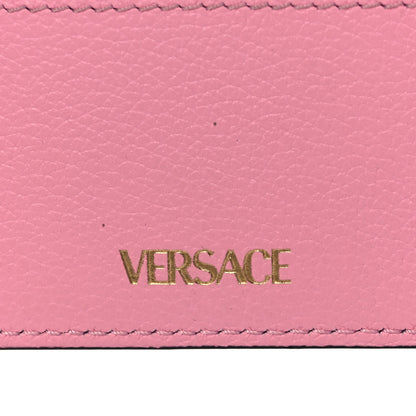 Versace Calfskin Medusa Card Holder Pink 7 of 8