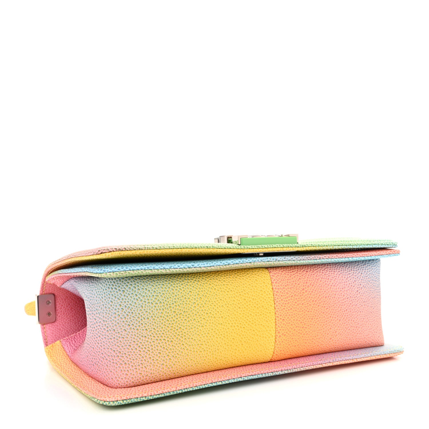 Chanel Caviar Quilted Medium Cuba Rainbow Boy Flap Multicolor 4 of 10