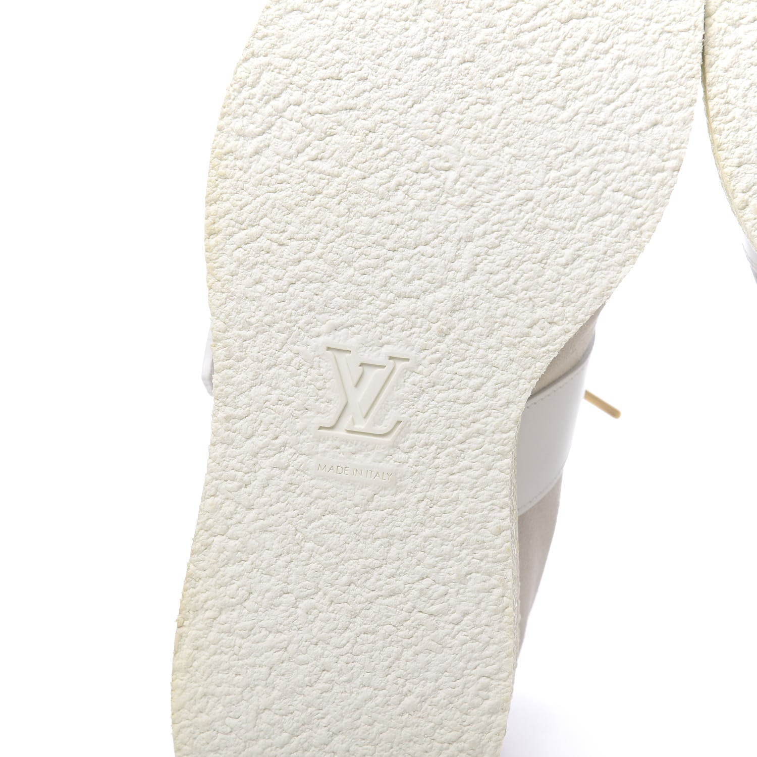 Louis Vuitton Calfskin Suede Mens Creeper Ankle Boots 8 White 6 of 8