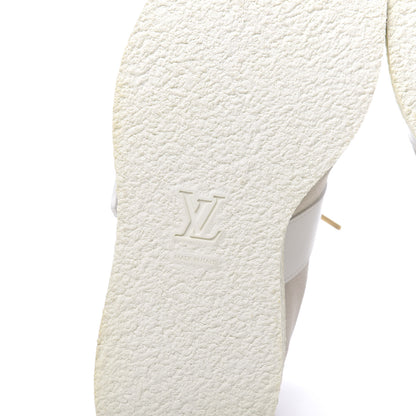 Louis Vuitton Calfskin Suede Mens Creeper Ankle Boots 8 White 6 of 8