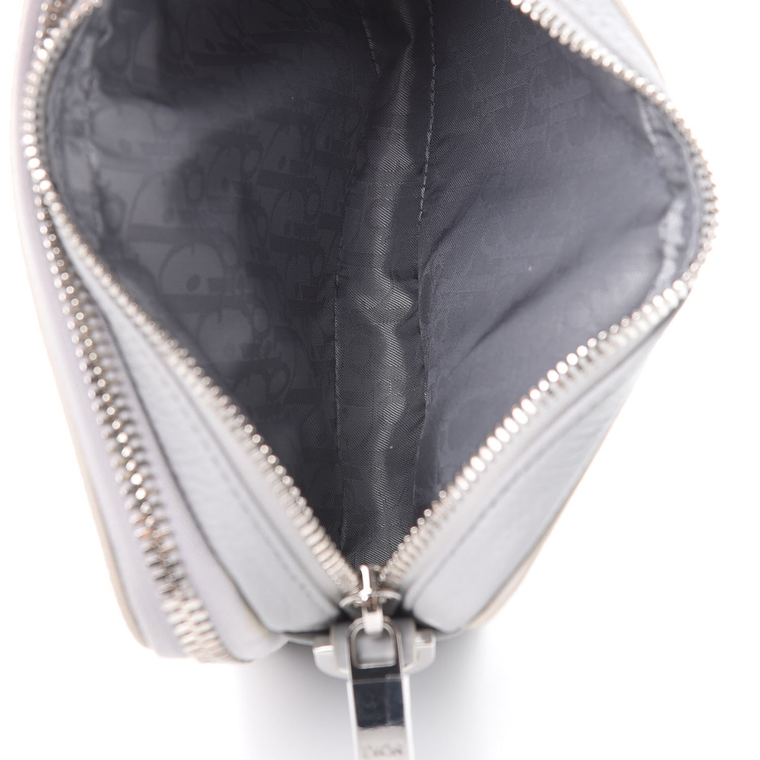 Christian Dior X AIR JORDAN Grained Calfskin Crossbody Grey 6 of 12