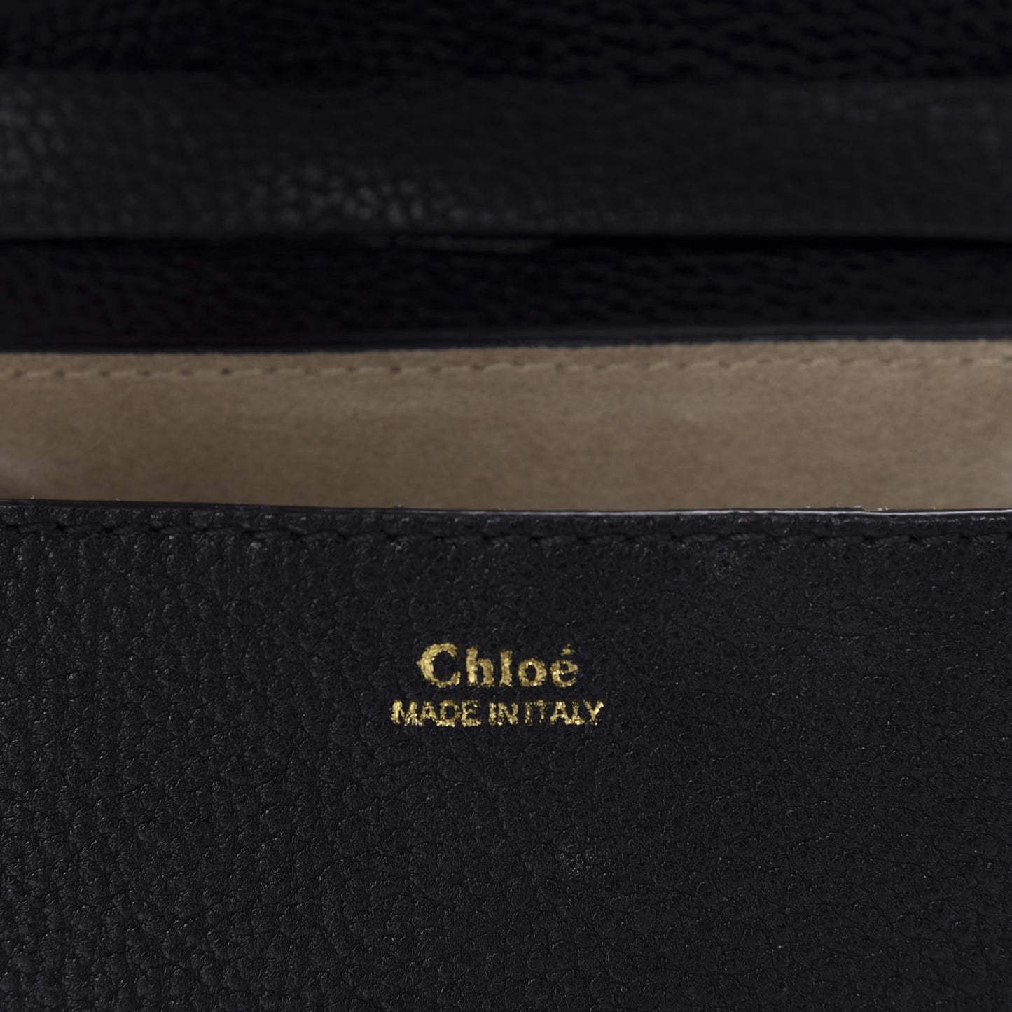 Grained Lambskin Mini Drew Shoulder Bag Black