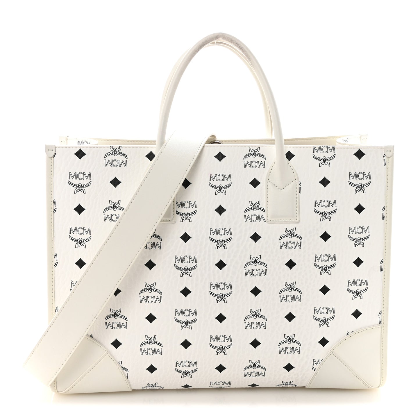 Visetos Large Munchen Tote White