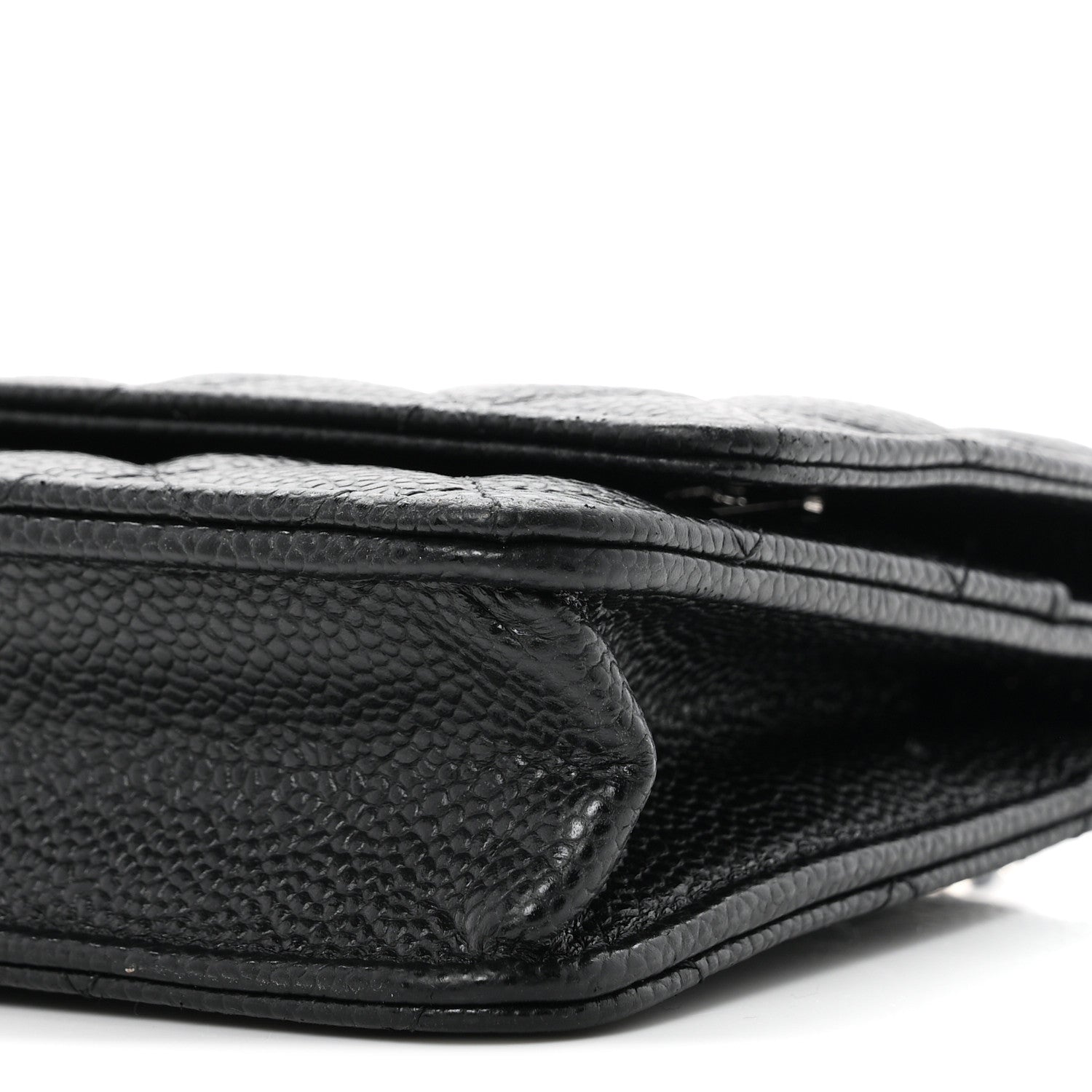 Chanel Caviar Quilted Wallet on Chain WOC Black 11 of 12