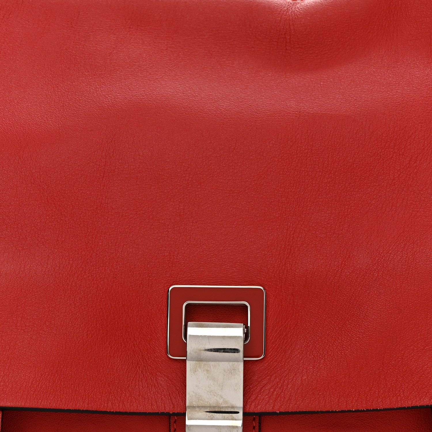 Proenza Schouler Calfskin Double Sided PS Courier Bag Red 8 of 10