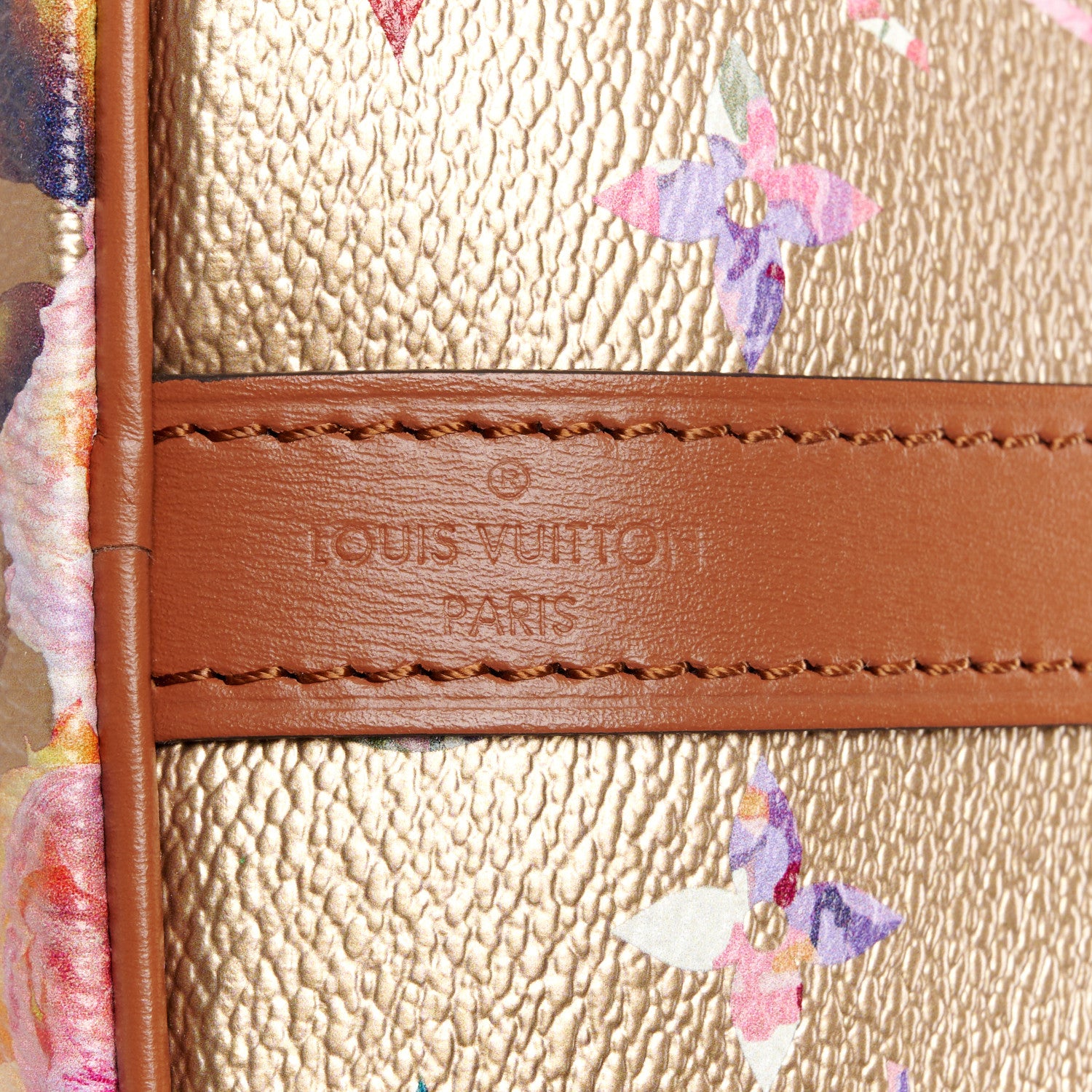 Louis Vuitton Metallic Monogram LV Garden Speedy Bandouliere 25 Gold 9 of 12