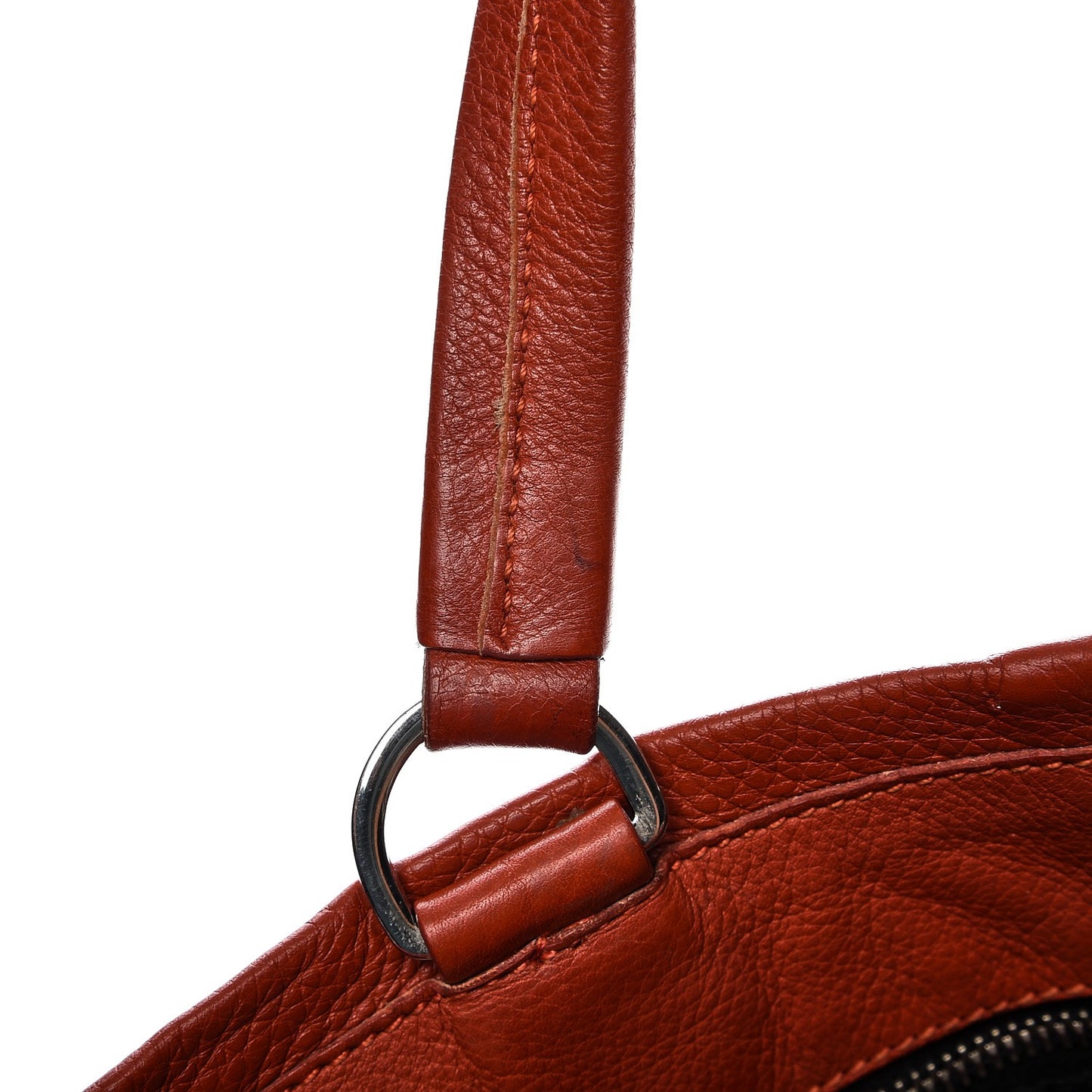 Vitello Daino Shoulder Bag Arancio