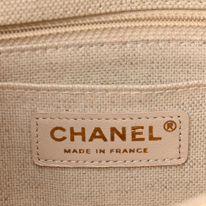 Chanel Tweed Chain Braid Mini Flap Beige White Red 6 of 10