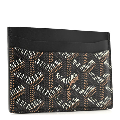 Goyard Goyardine Saint Sulpice Card Holder Black 3 of 7