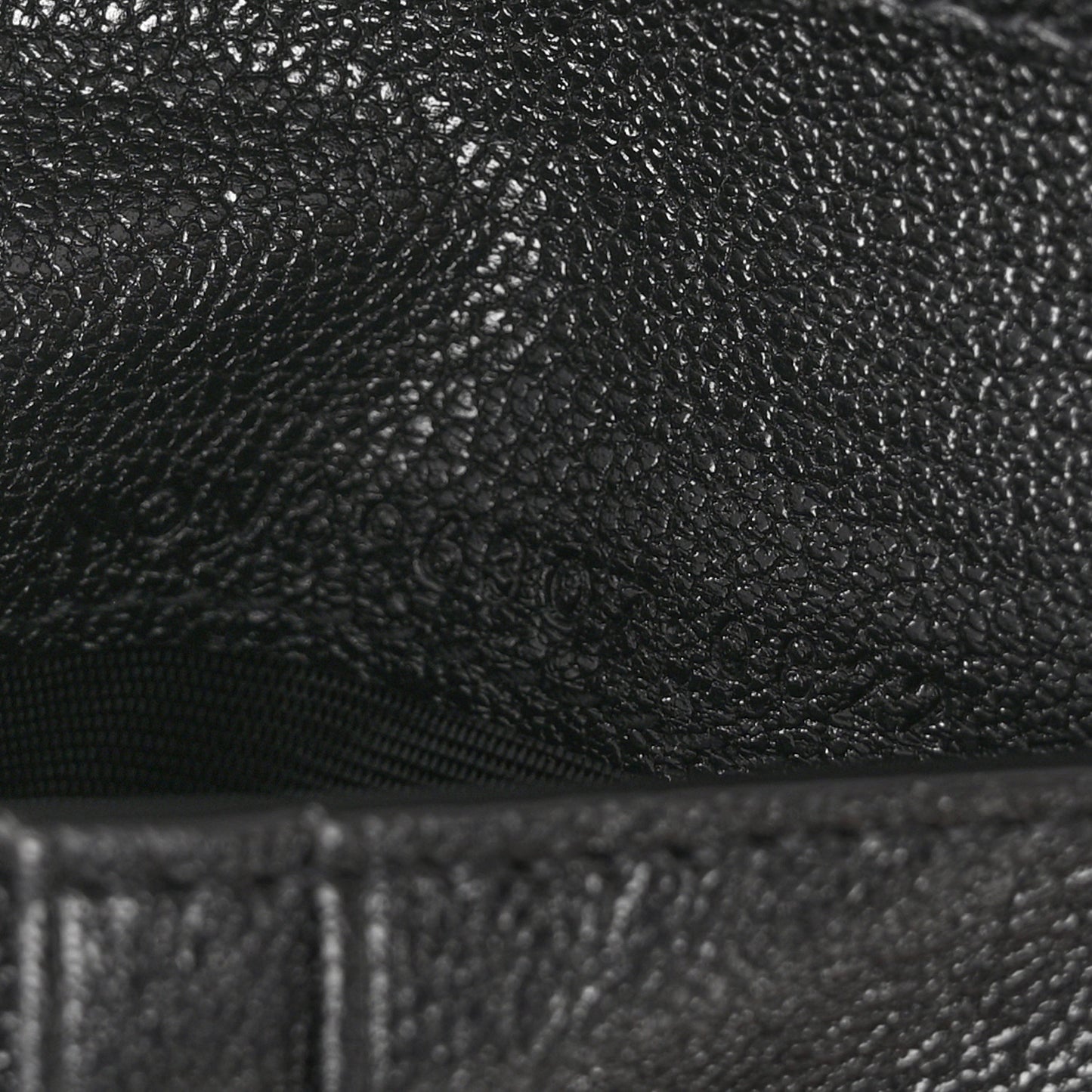 Calfskin Leopard Print East West Wallet Natural Black
