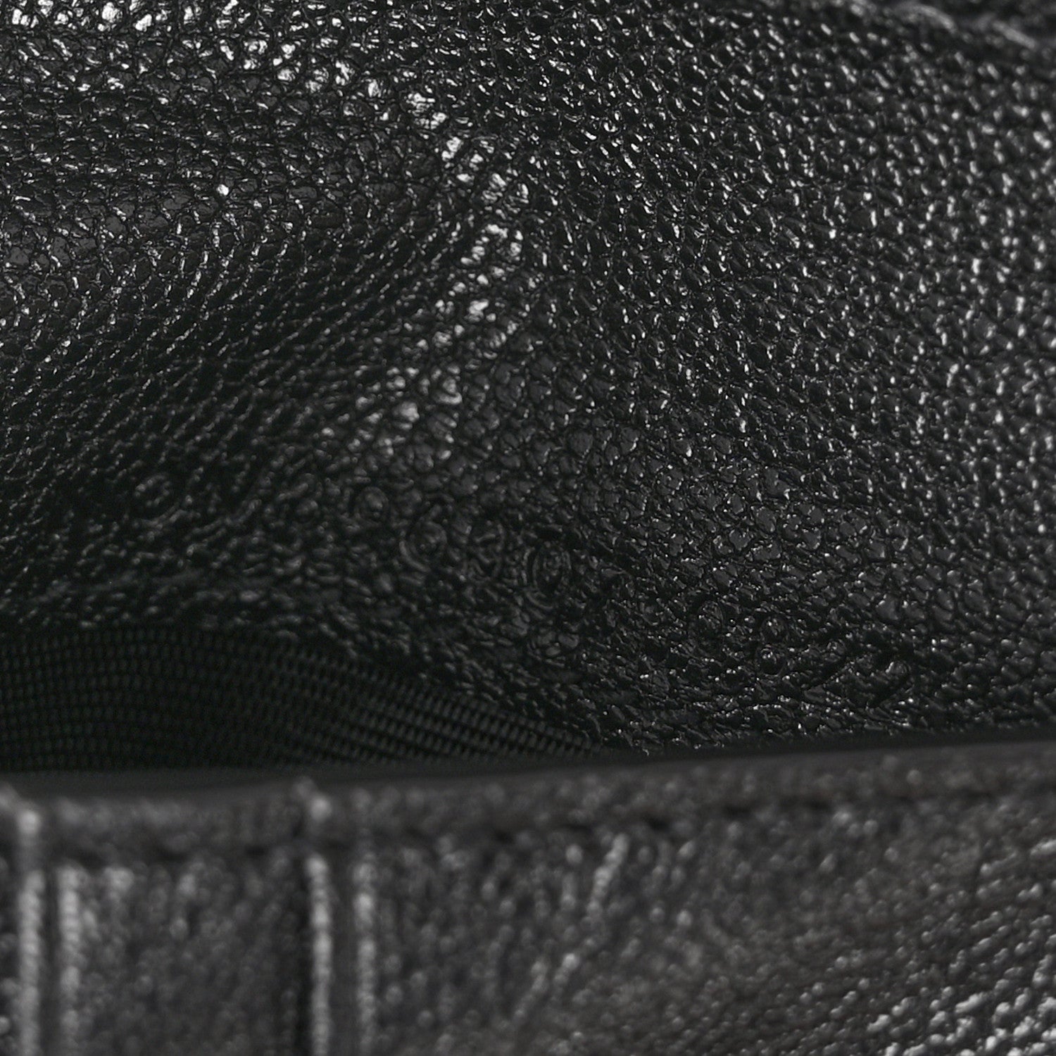 Saint Laurent Calfskin Leopard Print East West Wallet Natural Black 6 of 6
