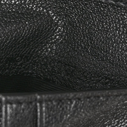 Saint Laurent Calfskin Leopard Print East West Wallet Natural Black 6 of 6