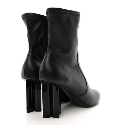 Louis Vuitton Calfskin Silhouette Ankle Boots 38.5 Black 4 of 14