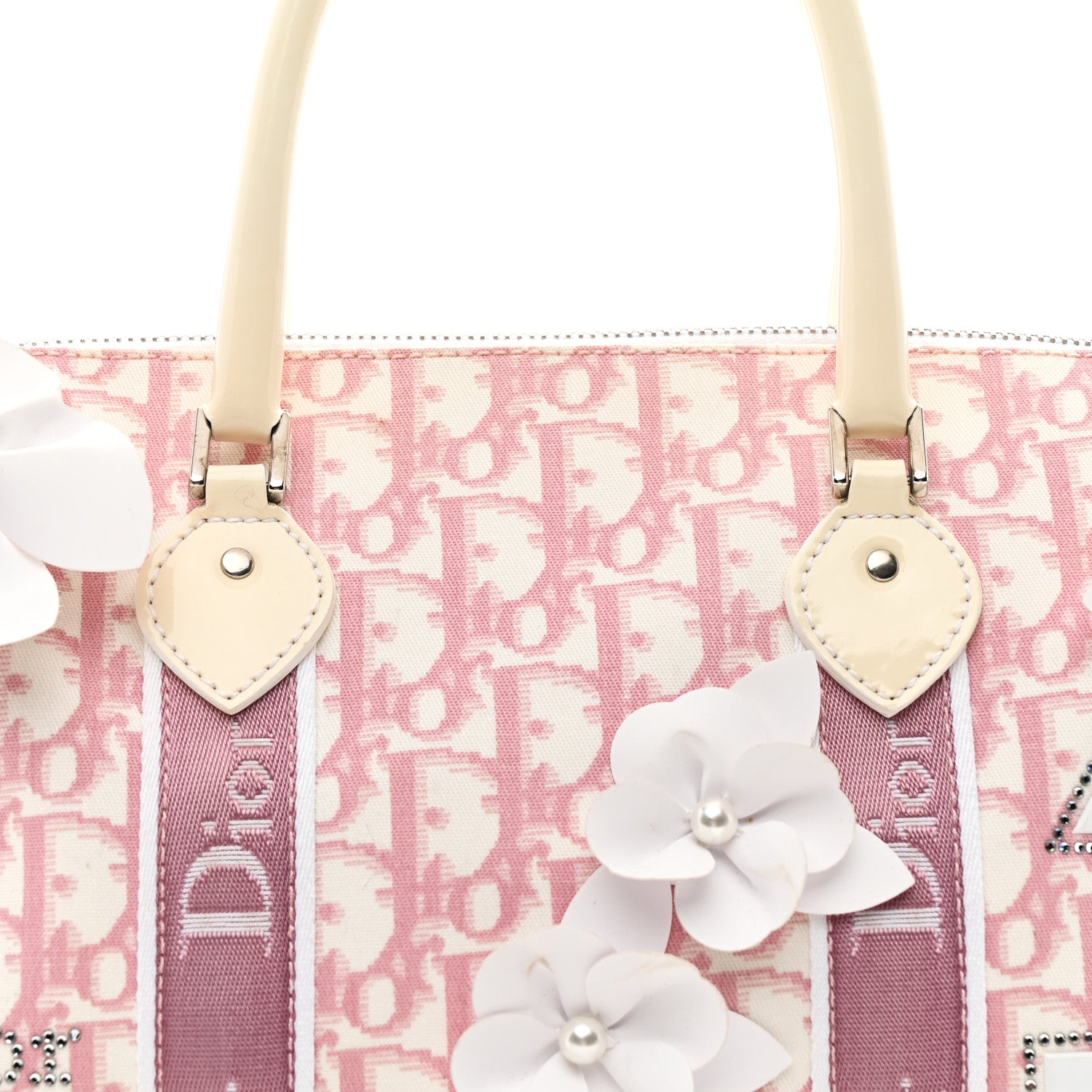 Christian Dior Monogram Girly Boston Pink 8 of 13