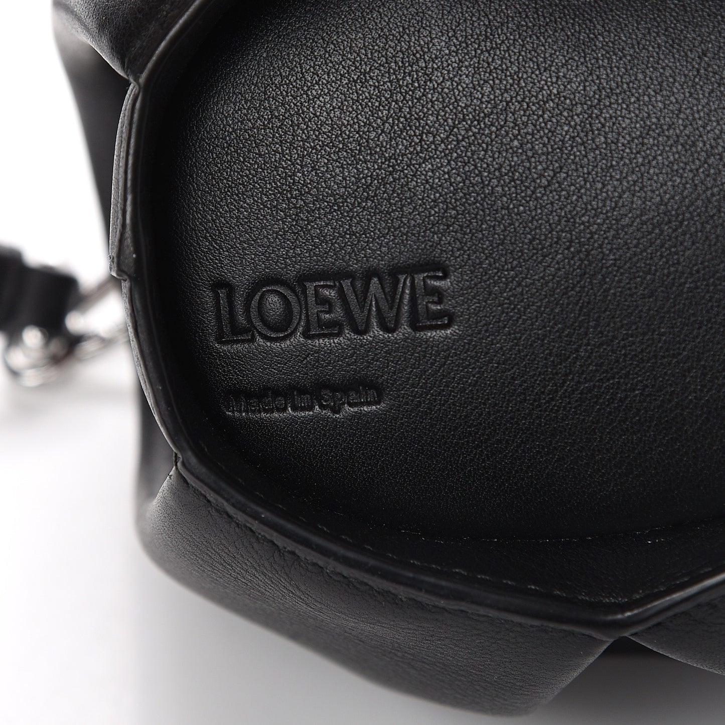 Calfskin Mini Elephant Crossbody Bag Black