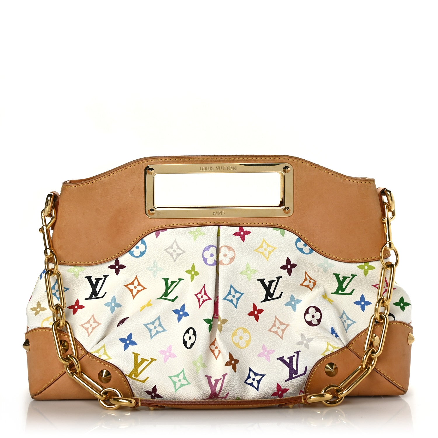 Louis Vuitton Monogram Multicolor Judy MM White 1 of 11