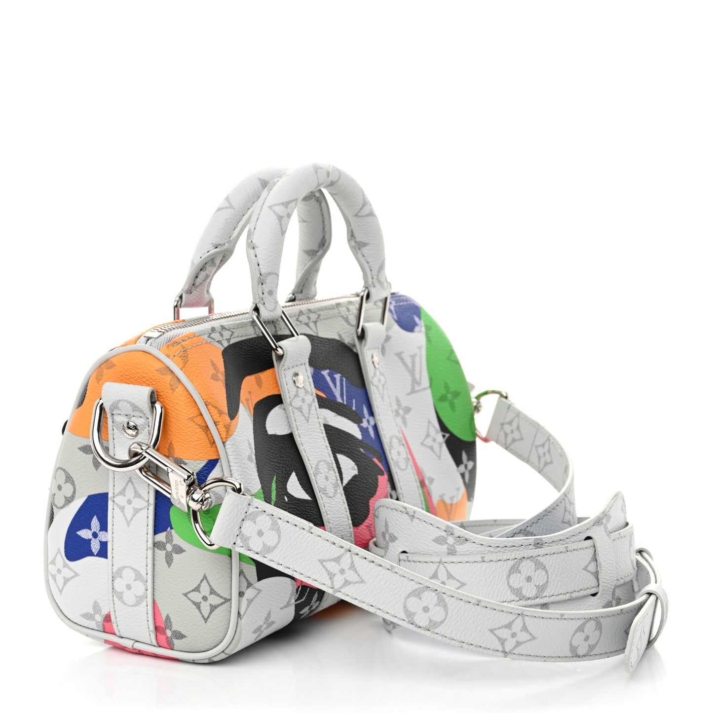 Monogram Calfskin Keepall Bandouliere 25 Multicolor