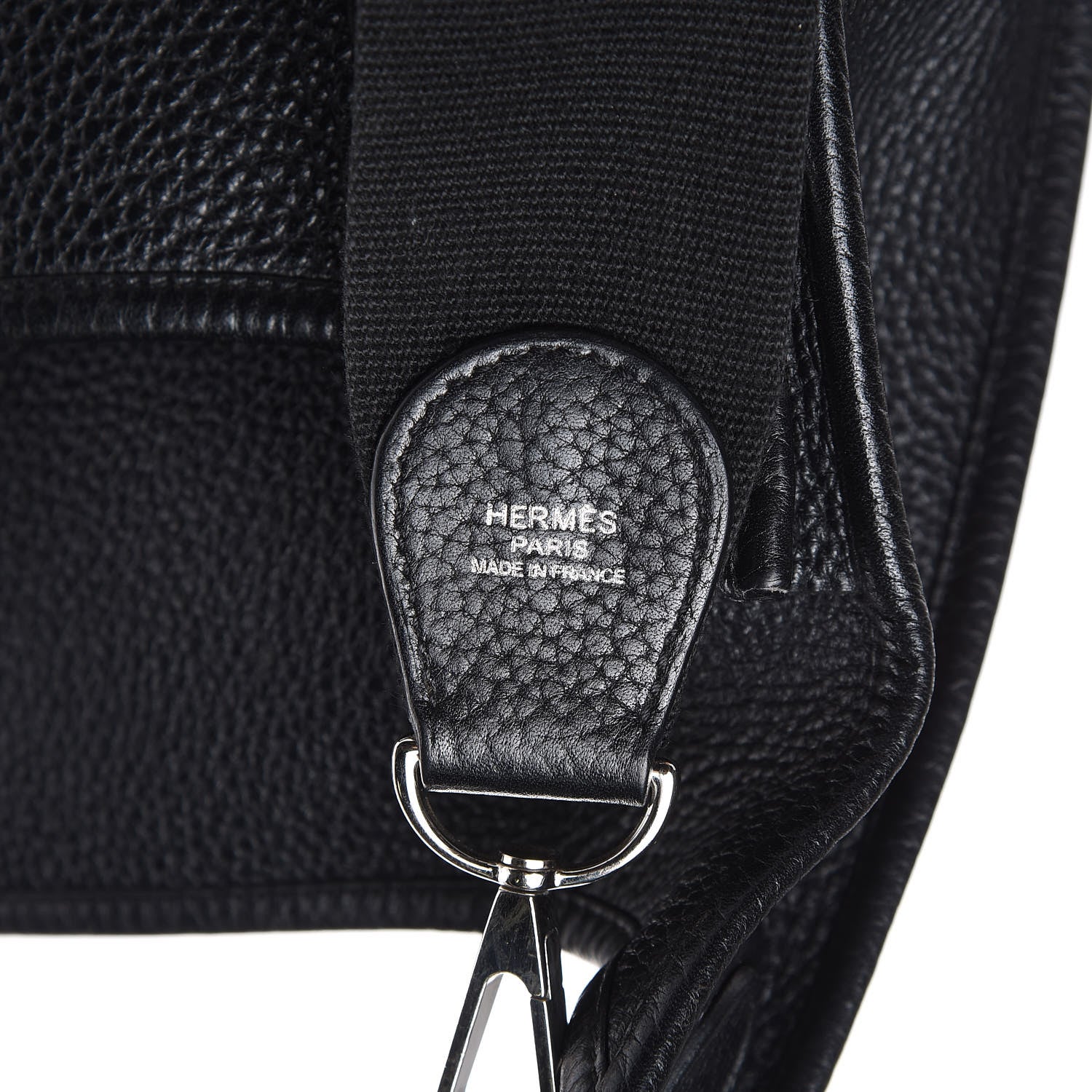 Hermes Taurillon Clemence Evelyne III GM Black 10 of 10