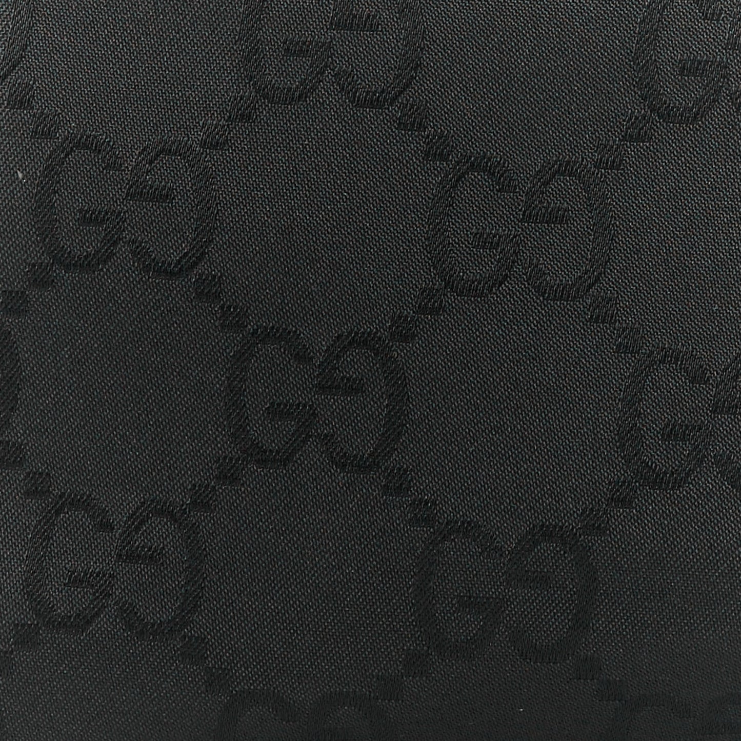 Nylon Monogram Cosmetic Pouch Black