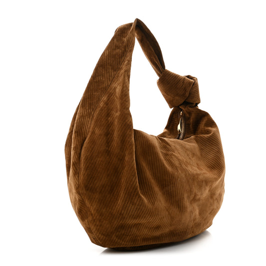Suede Corduroy Small Jodie Hobo Jacobean