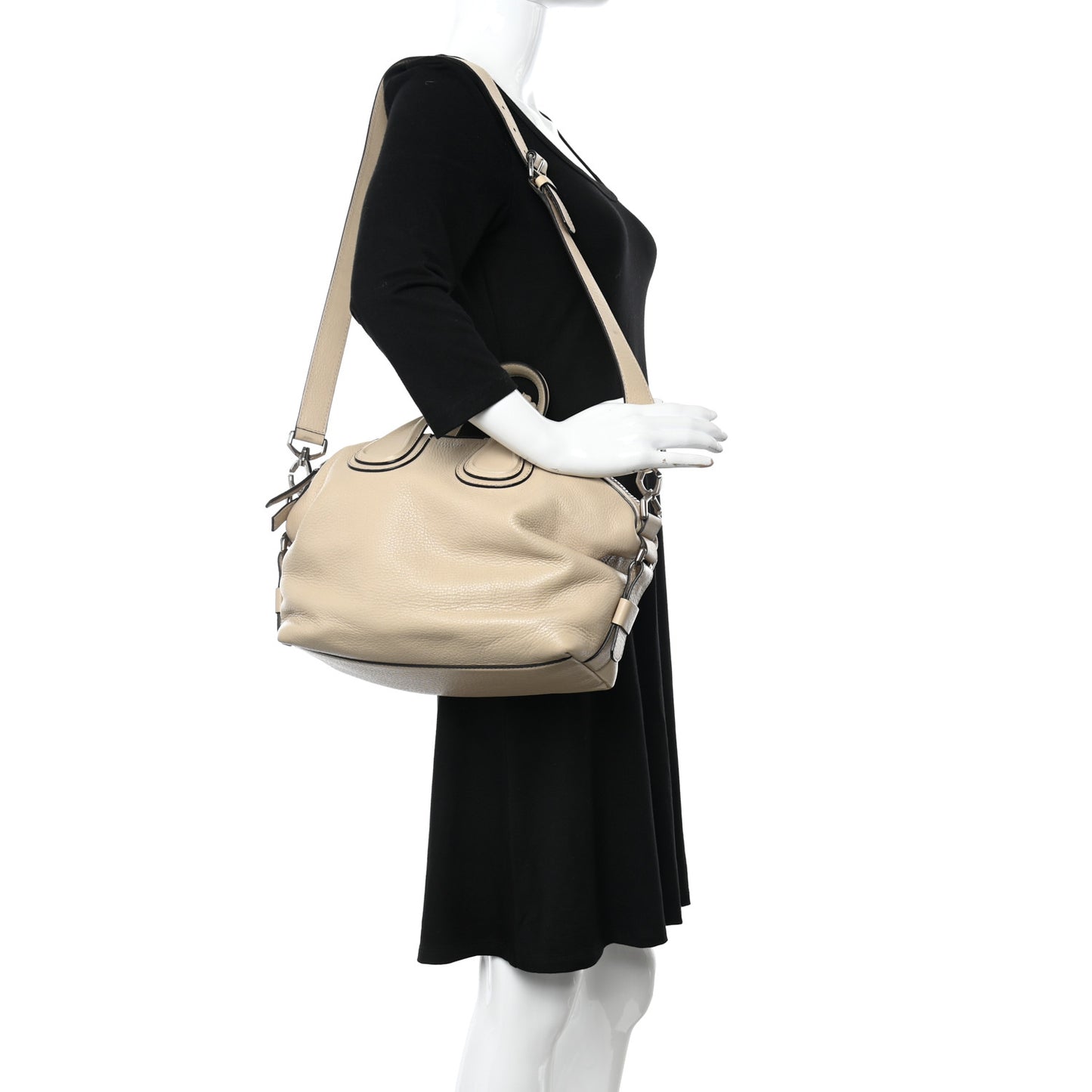 Pebbled Calfskin Small Nightingale