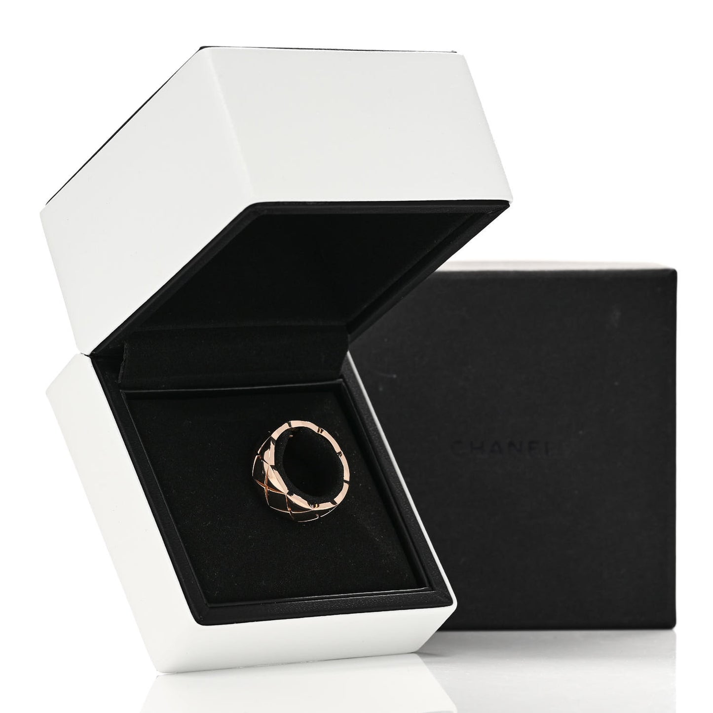 18K Beige Gold Small Coco Crush Ring 50 5.25