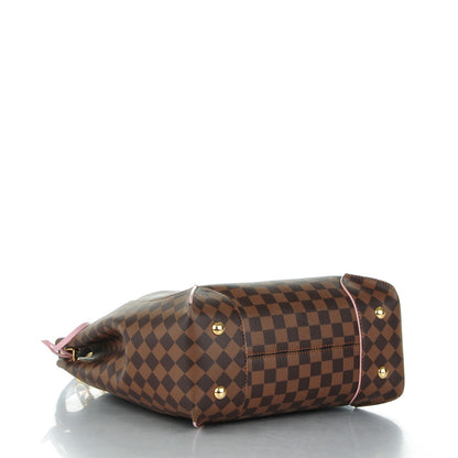 Louis Vuitton Damier Ebene Caissa Hobo Rose Ballerine 4 of 8