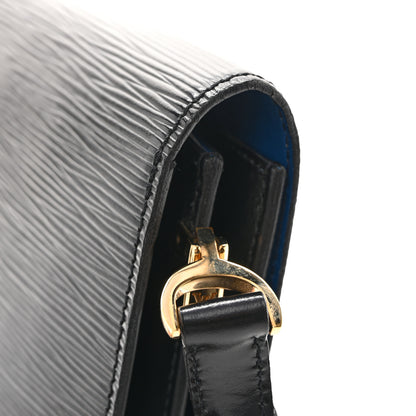 Louis Vuitton Epi Sac Friedland Black Blue 13 of 16