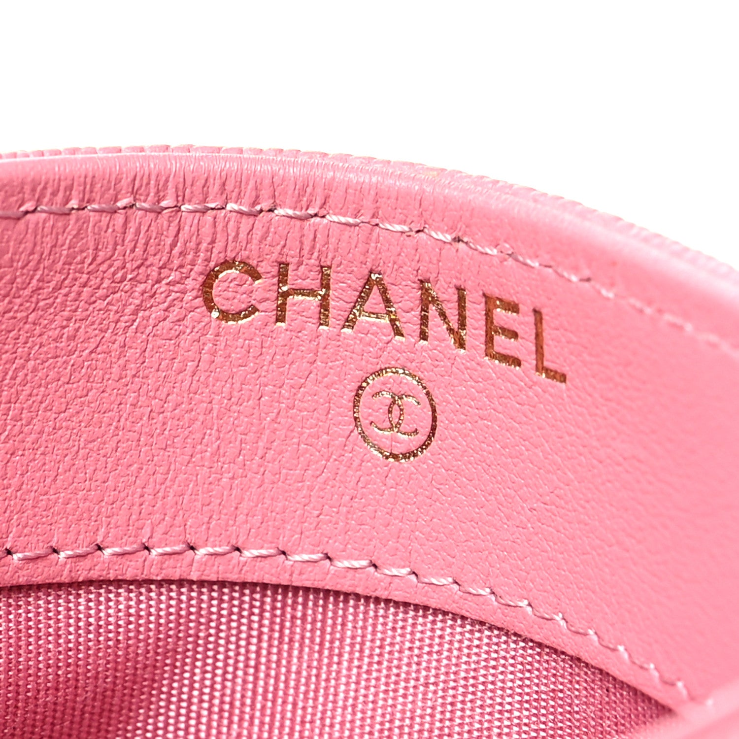 Chanel Caviar Quilted Boy Card Holder Pink 6 of 10