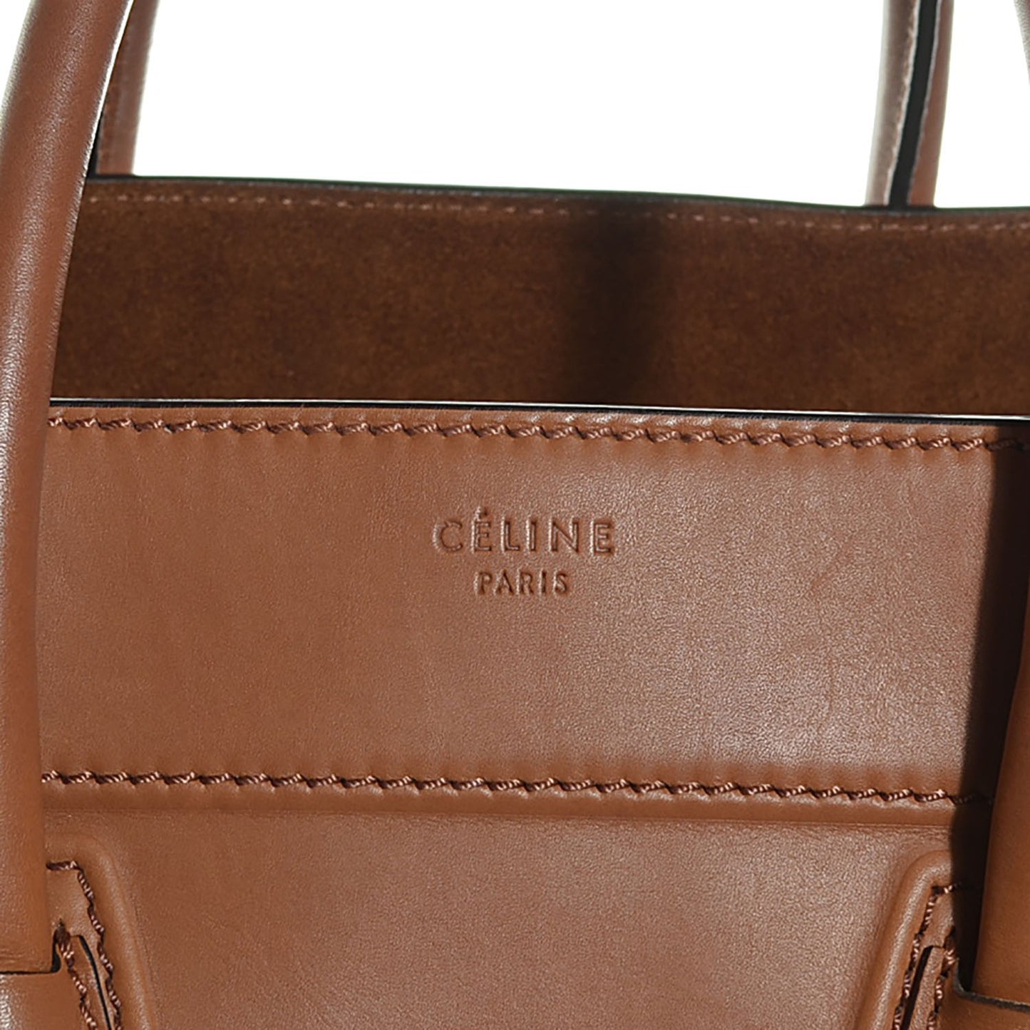 Natural Calfskin Medium Phantom Luggage Tan