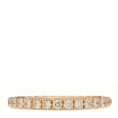 David Yurman 18K Rose Gold Diamond 2mm Cable Collectibles Band Ring 47 4 1 of 4