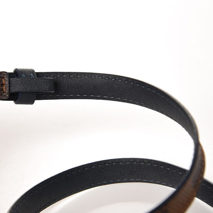 Louis Vuitton Damier Ebene Loop It Bracelet 19 5 of 8