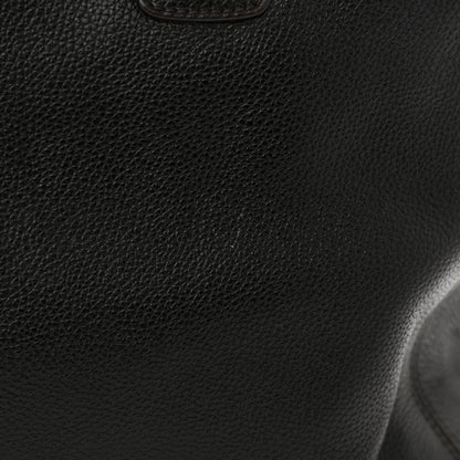Chanel Calfskin Cerf Executive Shopper Tote Black 11 of 17