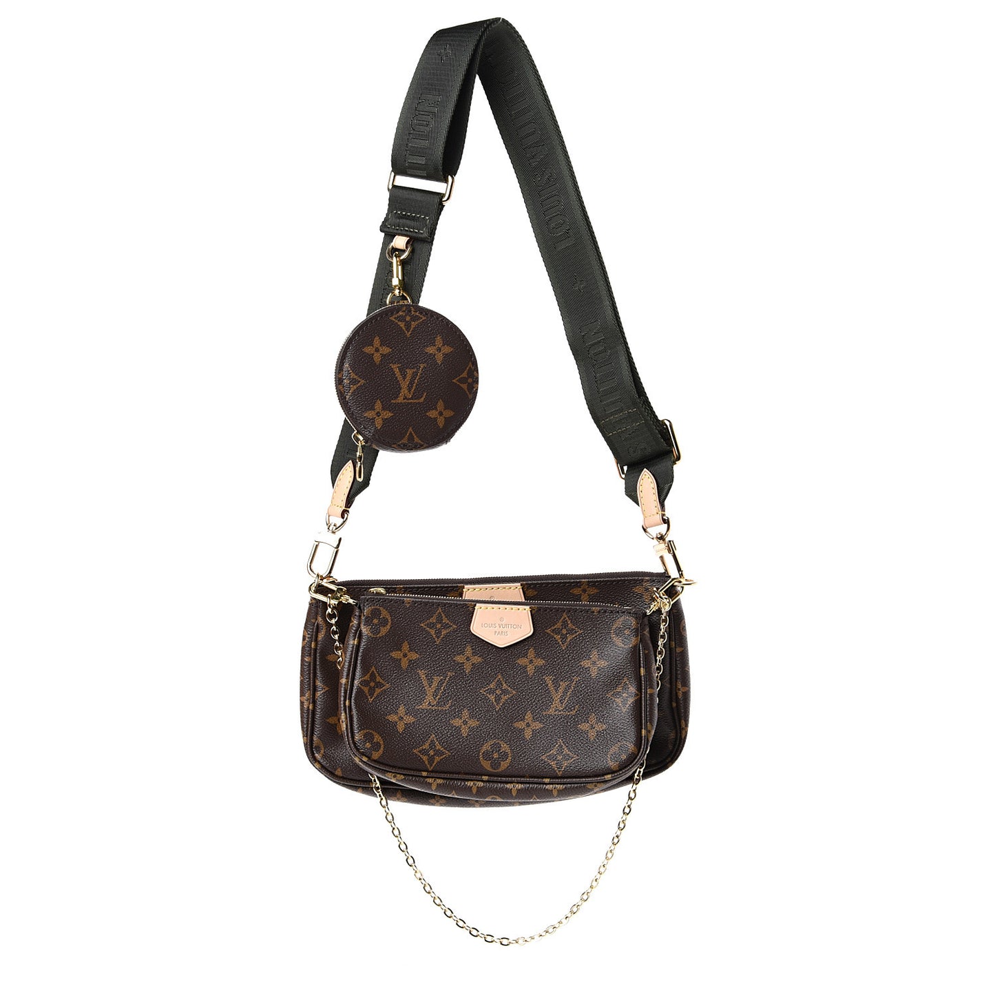 Monogram Multi Pochette Accessories Kaki