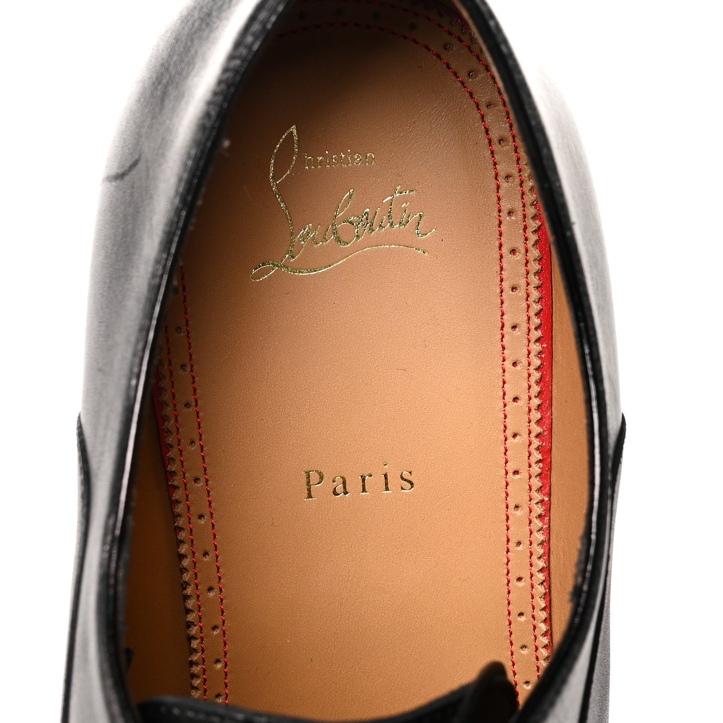 Calfskin Mens Greggo Flat Oxfords 45.5 Black