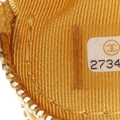 Chanel Caviar Quilted Small Clutch With Chain Yellow 9 of 12
