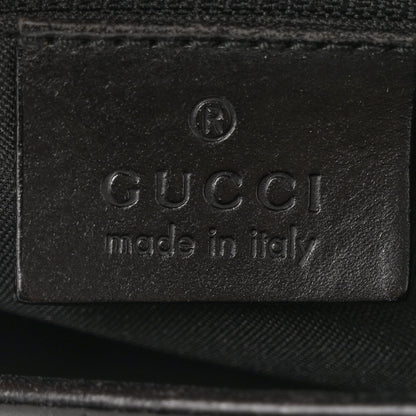 Gucci Monogram Small Jackie O Flap Hobo Black 6 of 14