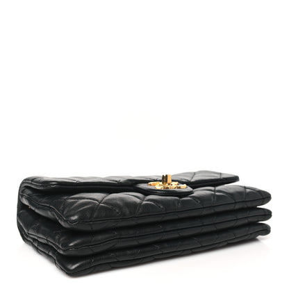 Chanel Lambskin Quilted Small Pillow Crush Flap Black 4 of 11