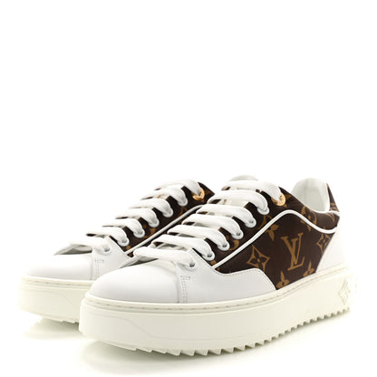 Louis Vuitton Monogram Nylon Time Out Sneakers 37 3 of 9